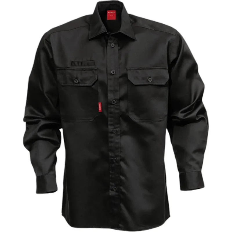 Fristads Langarmshirt Fristads 7385 B60, Noir, – Produktbild 1 von 2
