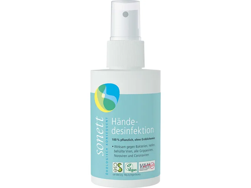 Sonett Sonett Händedesinfektionsmittel mit Bergamotteöl, 100 ml – Produktbild 1 von 2