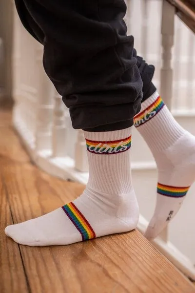 DIRTS dirts Rainbow Socks 1.0, White, – Produktbild 4 von 4