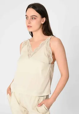 Lovjoi Lovjoi Top NINIVA mit Cross-Back-Trägern und filigraner Spitze – Produktbild 1 von 1