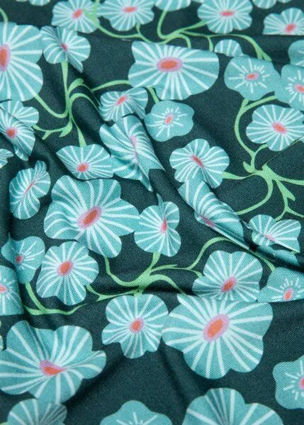 blutsgeschwister Blutsgeschwister Kleid aus EcoVero "Zaubertal Heritage", Spring fairy glade (blau), – Produktbild 1 von 3