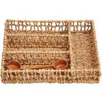 Originalhome Originalhome Natürlicher Besteckkorb aus Hogla, handgefertigt, Natürlich, – Produktbild 1 von 1