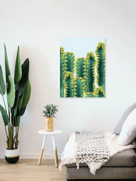 Photocircle Photocircle Poster / Leinwandbild - Adorned Cactus – Produktbild 4 von 4