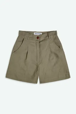 Kings Of Indigo Kings of Indigo Damen vegan Shorts Makeda Bungee Cord Dunkel Oliv – Produktbild 1 von 1