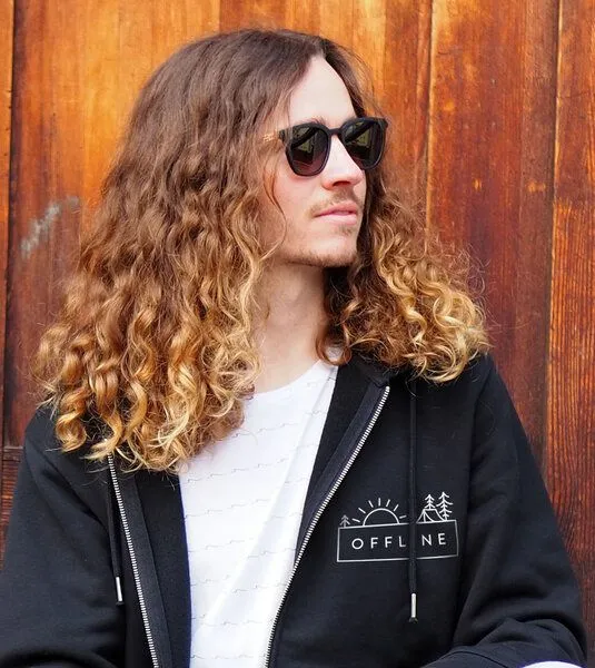 Gary Mash GARY MASH Herren-Zipjacke mit Kapuze Offline, Schwarz, – Produktbild 3 von 4