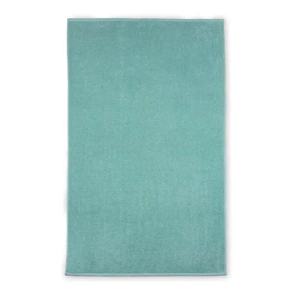 Living Crafts Living Crafts Badetuch - BARI, Aqua haze (petrol), – Produktbild 2 von 3