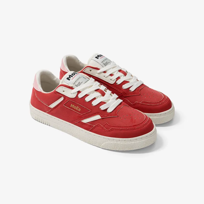 MoEa MoEa Herren vegan Sneaker Gen9 Apfelrot Und Rosa, Hell-pink, – Produktbild 2 von 2