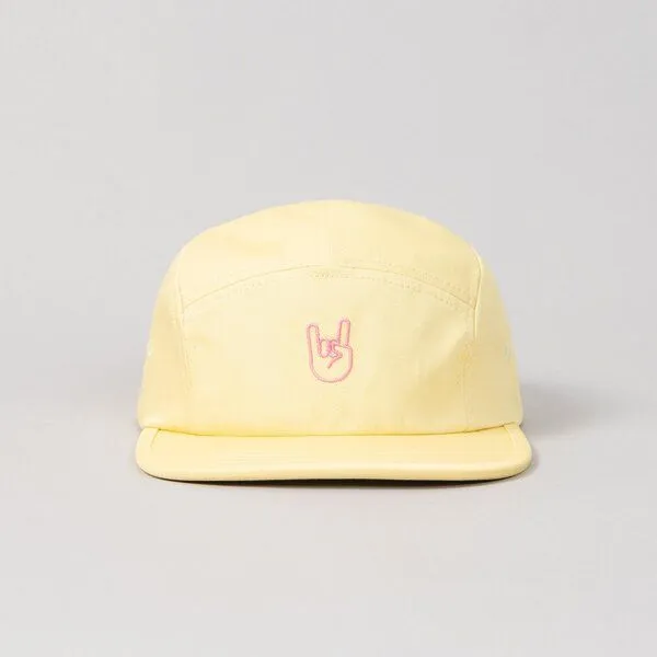 Fyngers Fyngers Five Panel Cap aus Biobaumwolle ROCK´n´ROLL, Butter, – Produktbild 1 von 4