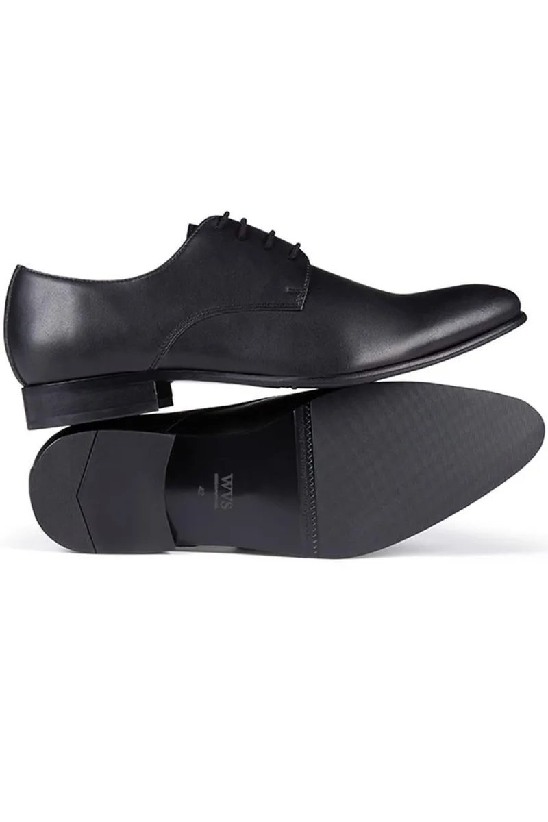 Will's Vegan Store Will's Vegan Store Herren vegan Schuhe Schmale Sohlen Schwarz, Schwarz, – Produktbild 2 von 2