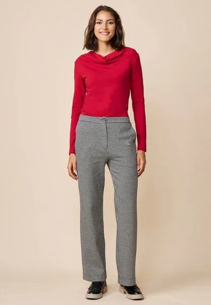 LANA Organic LANA Organic Hose, Modell Susana, Chloe schwarz - ecru, – Produktbild 2 von 4
