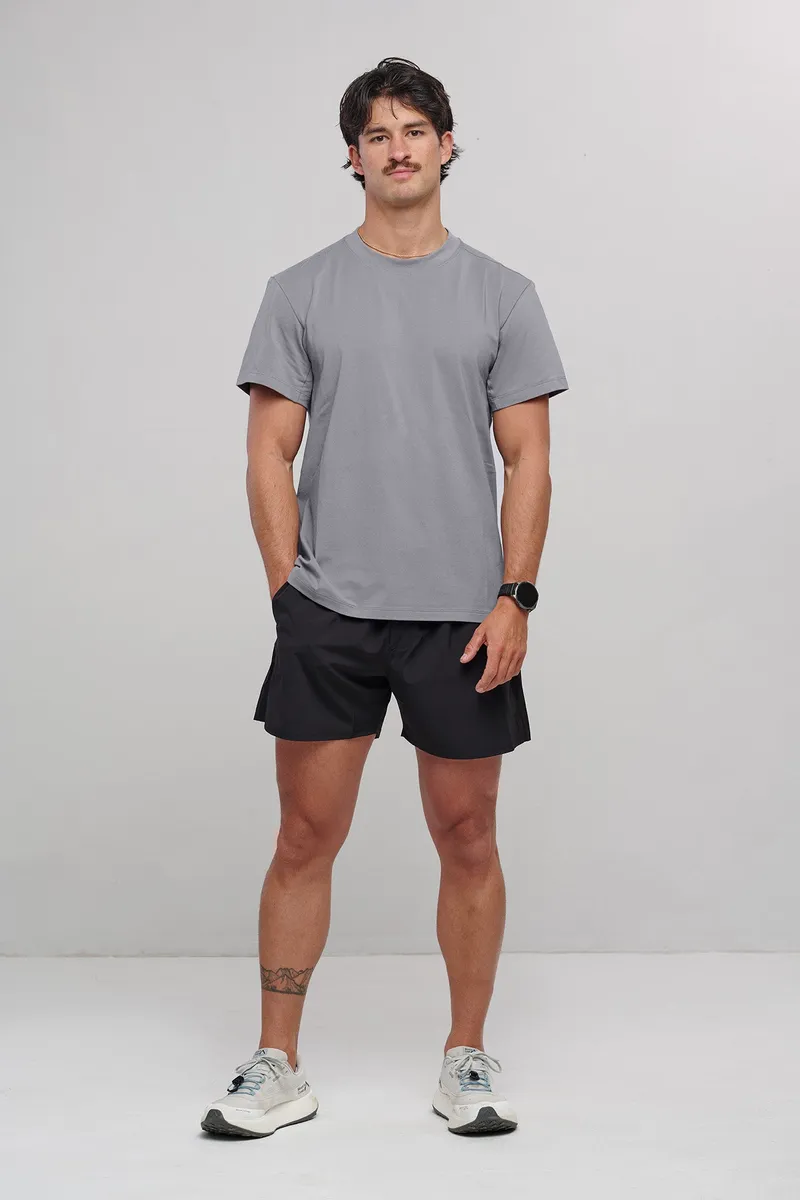 SEAAV SEAAV Herren vegan T-Shirt Dockside Storm Grey, Grau, – Produktbild 1 von 2