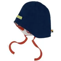 loud proud loud + proud Babys & Kinder Wendemütze aus Baumwoll-Fleece, GOTS-zertifiziert, Ultramarin (blau), – Produktbild 1 von 1