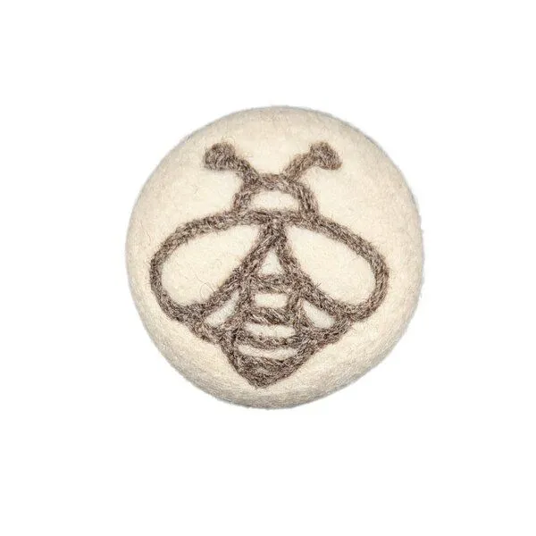 Wooliie Wooliie Handgefertigter Ball aus 100 % naturbelassener Schurwolle – Bee – Produktbild 1 von 1