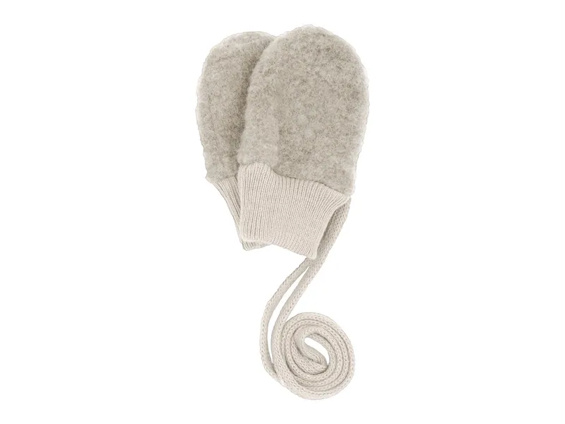 Maximo Baby Handschuhe Bio-Schurwolle Fleece beigemeliert Gr. 12 (12 Mon.), Braun, – Produktbild 1 von 1