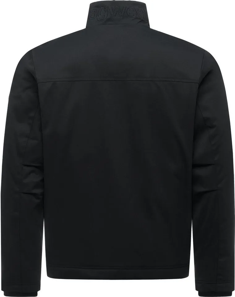 ragwear ragwear Outdoorjacke Dunore Y Leichte Winterjacke mit Stehkragen, wasserdicht und winddicht, Schwarz, – Produktbild 4 von 5