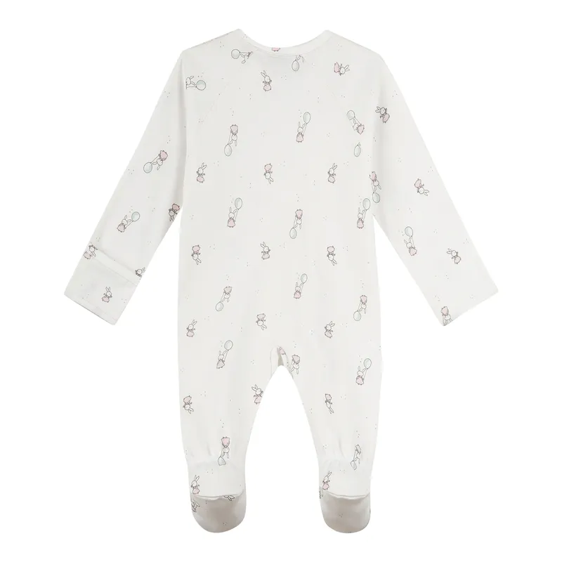Sanetta Sanetta Schlafoverall mit Fuß Hasen Luftballons, Natur, – Produktbild 1 von 1