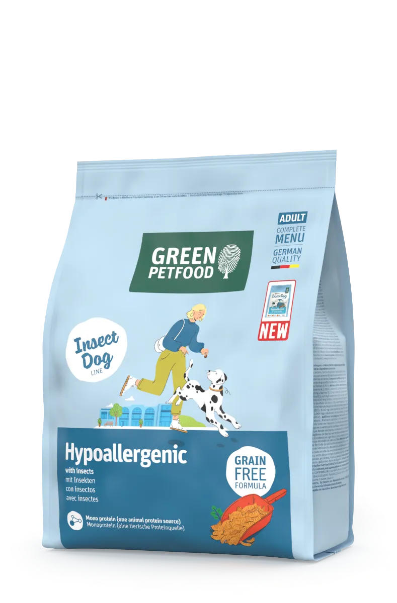 Green Petfood Green Petfood Hypoallergenic with Insects 900g, Grün, – Produktbild 1 von 1