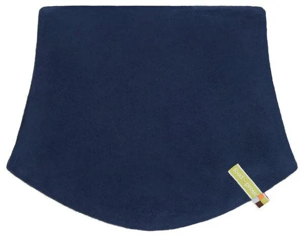 loud + proud loud + proud Babys & Kinder Wende-Schlauchschal aus Baumwoll-Fleece, GOTS-zertifiziert, Ultramarine(blau), – Produktbild 2 von 3