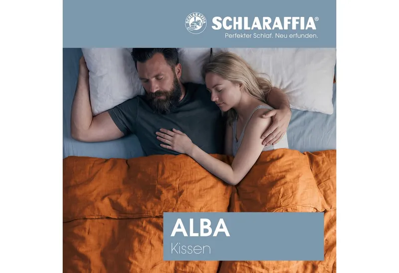 Schlaraffia Kopfkissen ALBA, Alpakahaar, 40x80, weich, Füllung: 100 % Alpakahaar, Bezug: 55 % Lyocell, 45 % Baumwolle, mit 100 % Alpakahaar versteppt, Seitenschläfer, Rückenschläfer, Allergikerfreundlich, klimatisierend, ergonomisch, Weiß, – Produktbild 5 von 5
