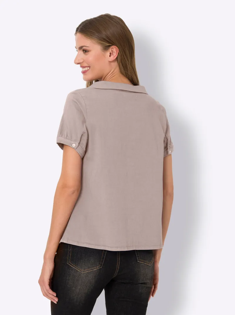 heine Jeansbluse sesam, Sesam, – Produktbild 3 von 3