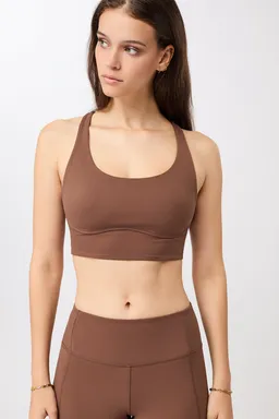 mandala MANDALA Damen vegan Sport-Bh Wilderness Braun – Produktbild 1 von 1