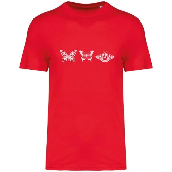Greenspired Greenspired Basic Bio T-Shirt Metamorphose 155g/m² XXS - 4 XL", Mohnrot, – Produktbild 1 von 1