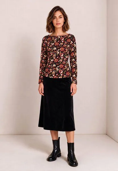 LANA Organic LANA Organic Bio Langarmshirt, Modell Alice, Druck avalon, – Produktbild 2 von 4