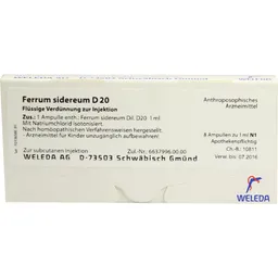 Weleda WELEDA FERRUM SIDEREUM D 20 Ampullen 8X1 ml Ampullen – Produktbild 1 von 1