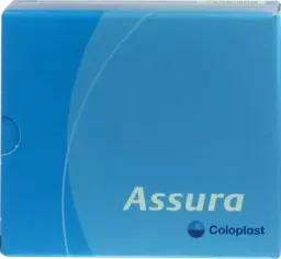 Coloplast ASSURA Basisp.konvex RR40 21mm m.Gürtelb. 4 St Basisplatte – Produktbild 1 von 1