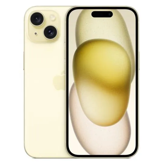 Apple Apple iPhone 15 256GB gelb, Gelb, – Produktbild 1 von 1