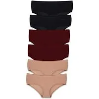 ORGANICATION ORGANICATION KARINNA | Hipster aus Bio-Baumwolle und TENCEL Modal im 6er-Pack, Mix-16, – Produktbild 1 von 1