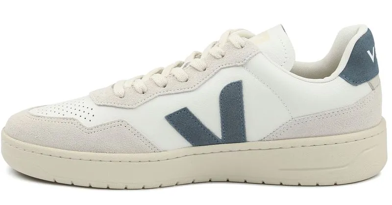 Veja Veja Sneakers V-90 Weiss/Blau - Größe 45, Blau, – Produktbild 3 von 5