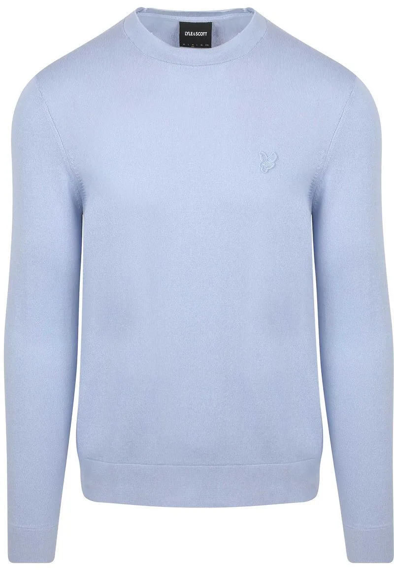 Lyle and Scott Lyle & Scott Tonal Pullover Hellblau - Größe M, Blau, – Produktbild 2 von 3