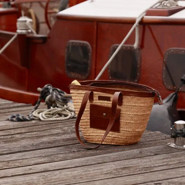 NATUREHOME NATUREHOME Schultertasche Strandtasche Einkaufskorb Shopper – Produktbild 7 von 8