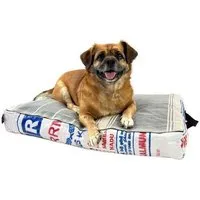 GOOPSI GOOPSI Hundebett mit BIO-Baumwollfüllung, Hundekissen - versch. Farben, Weiß, – Produktbild 1 von 1