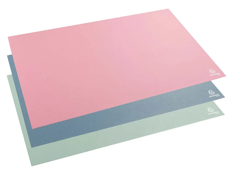Exacompta 8 Exacompta Schreibunterlagen "Autentik" aus Karton, 575 x 375 mm, Sortiert, – Produktbild 1 von 1