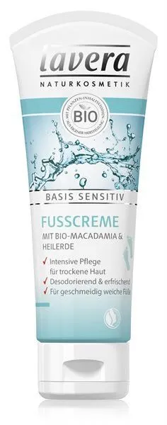 lavera Fußcreme basis sensitiv – Produktbild 3 von 3