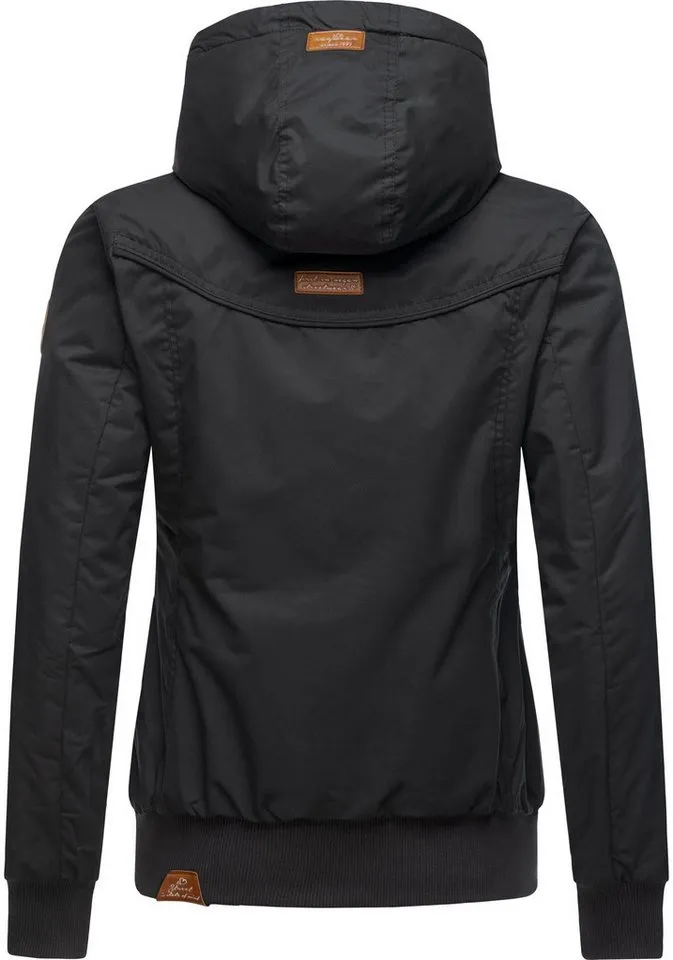 ragwear ragwear Winterjacke Jotty Winter stylische Outdoorjacke mit abnehmbarer Kapuze, Schwarz, – Produktbild 4 von 4