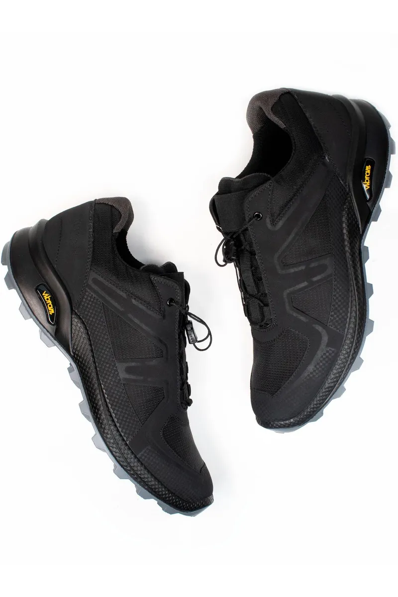 Will's Vegan Store Will's Vegan Store Herren vegan Crosslauf-Sneaker Wvsport Oakes Black Edition, Schwarz, – Produktbild 1 von 2