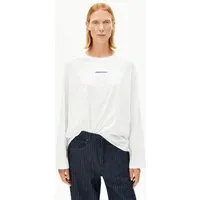 ARMEDANGELS ARMEDANGELS FIETAA DETOX Damen Longsleeve aus Bio-Baumwolle, White, – Produktbild 1 von 1