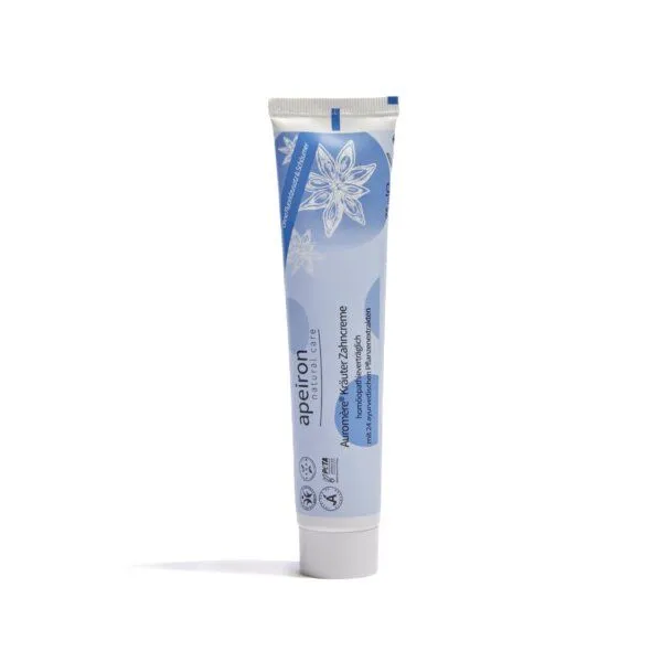 Apeiron Apeiron Auromère Kräuter-Zahncreme Homöopathie 75ml -minzfrei – Produktbild 1 von 6