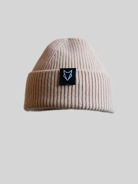 VEROIKON VEROIKON Merino-Beanies Lauscher, Sand, – Produktbild 2 von 3