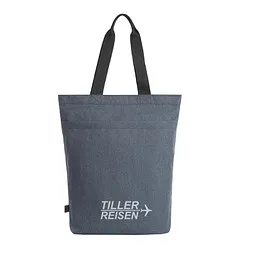 Halfar HALFAR Einkaufstasche Shopper Circle, blau-grau meliert, Grau / blau, – Produktbild 1 von 1