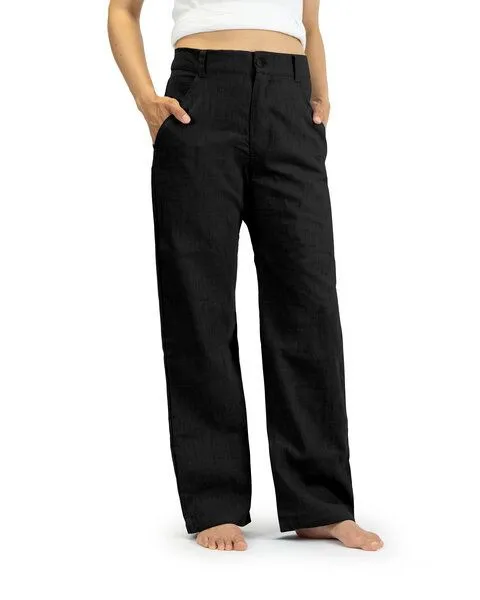 SCHAZAD Leinenhose APPROVAL von SCHAZAD, Schwarz, – Produktbild 3 von 3