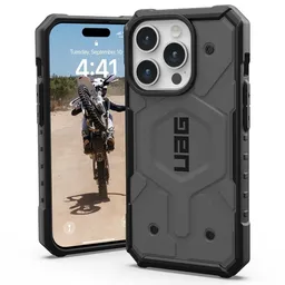 Urban Armor Gear MagSafe-Hülle für Apple iPhone 15 Pro, Urban Armor Gear, Pathfinder, Silber – Produktbild 1 von 1