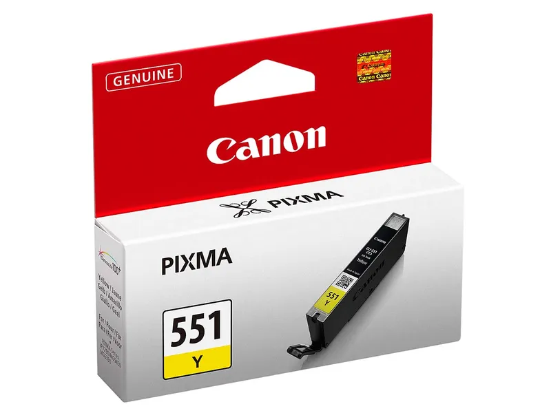 Canon Canon Tintenpatrone CLI-551Y gelb – Produktbild 2 von 3