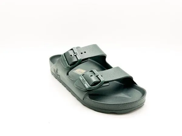 thies Vegane Ecofoam Sandale thies Men, Forest green, – Produktbild 3 von 4