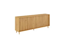 OTTO home Sideboard Malmedy Front mit gefrästen Rillen, Kommode aus massivem Kiefernholz, Push-to-open, FSC, Breite 200 cm – Produktbild 1 von 1