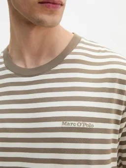 Marc O'Polo Marc O'Polo T-Shirt Stripes Khaki - Größe XL – Produktbild 1 von 1