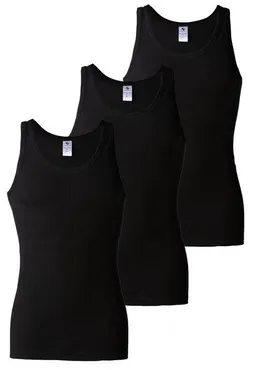 Haasis Bodywear Haasis Bodywear Herren CLASSIC Unterhemd, Doppelripp, 3er Pack – Produktbild 1 von 1